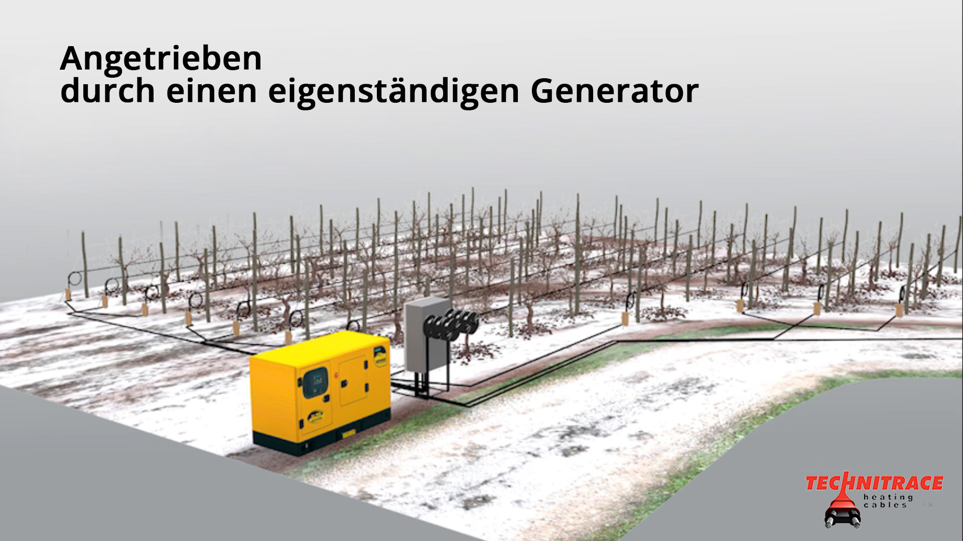 Angetrieben durch einen eigenständigen Generator – TECHNITRACE