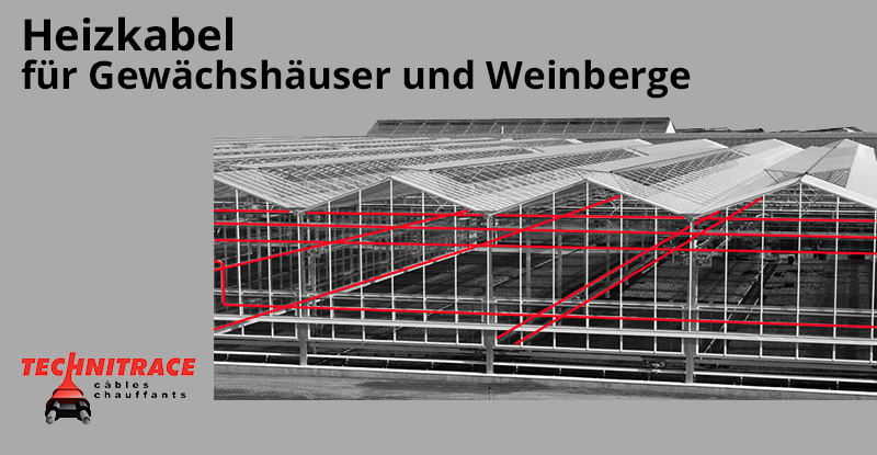 Heizkabel für Gewächshäuser und Weinberge – TECHNITRACE