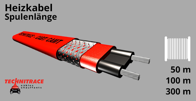 Heizkabel – Spulenlänge – TECHNITRACE